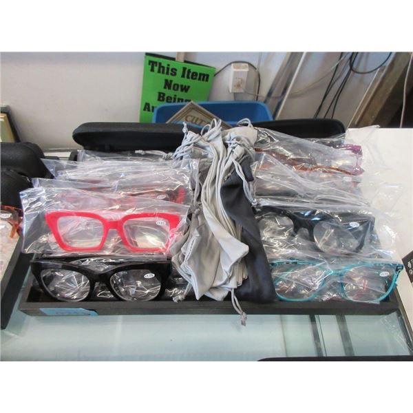 15 New Pairs of +1.75 & +1.50 Reading Glasses