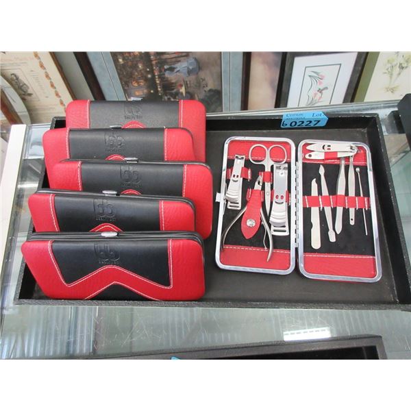 6 New 10 Piece Manicure Pedicure Kits