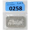 Image 1 : 1 Oz Stagecoach .999 Silver Art Bar