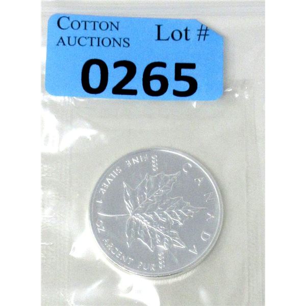1 Oz. 2006 Canada .9999 Silver Maple Leaf Coin