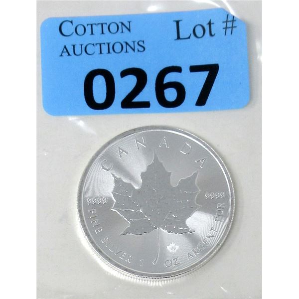 1 Oz. 2021 Canada .9999 Silver Maple Leaf Coin
