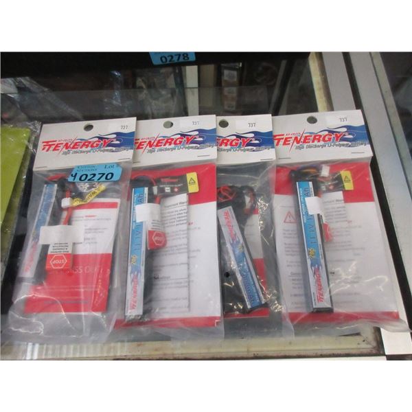 4 New High Discharge Li-Polymer Batteries