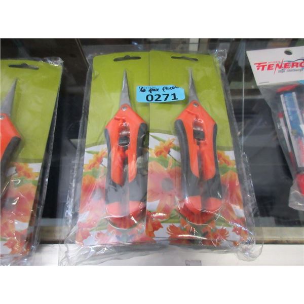 6 New Pairs of Pruning Scissors w/ 2" Blades