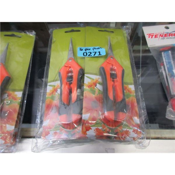 6 New Pairs of Pruning Scissors w/ 2" Blades