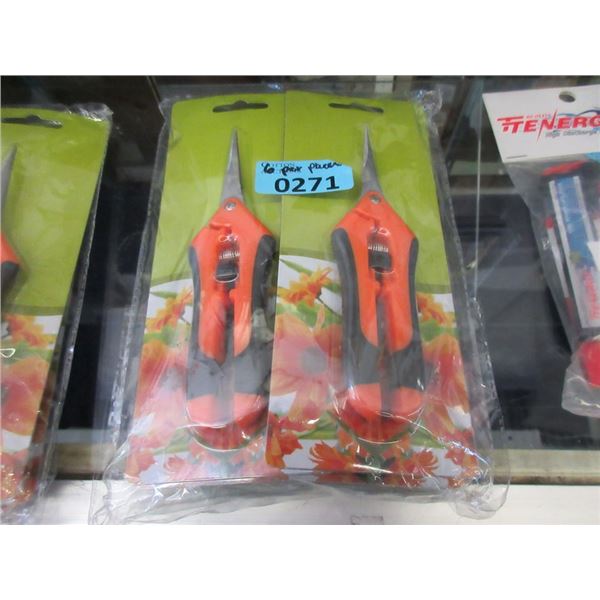 6 New Pairs of Pruning Scissors w/ 2" Blades