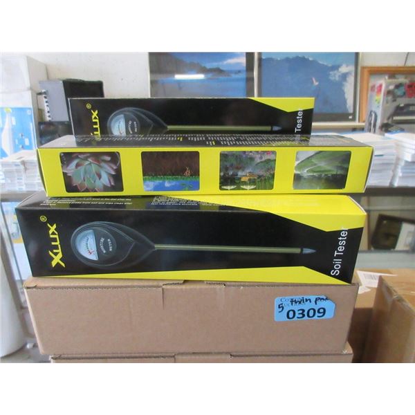5 New Twin Packs of Xlux Soil Testers