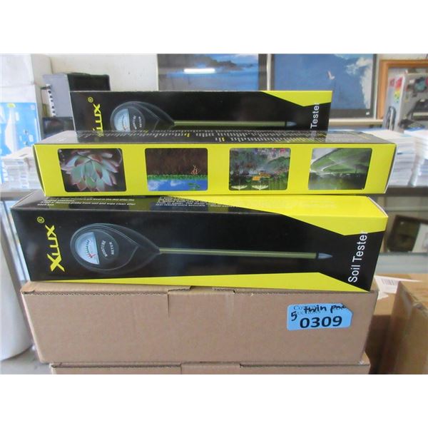 5 New Twin Packs of Xlux Soil Testers