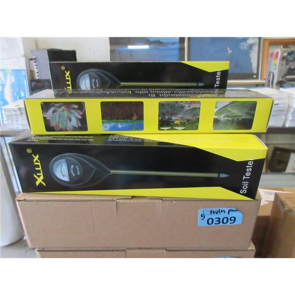 5 New Twin Packs of Xlux Soil Testers