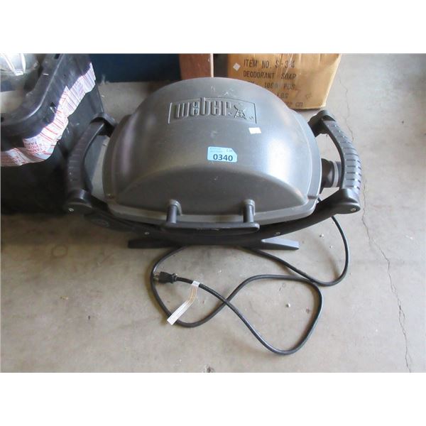 Small Weber Electric BBQ - Clean Inside