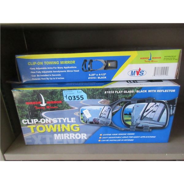 4 Boxes of Clip on Towing Mirrors