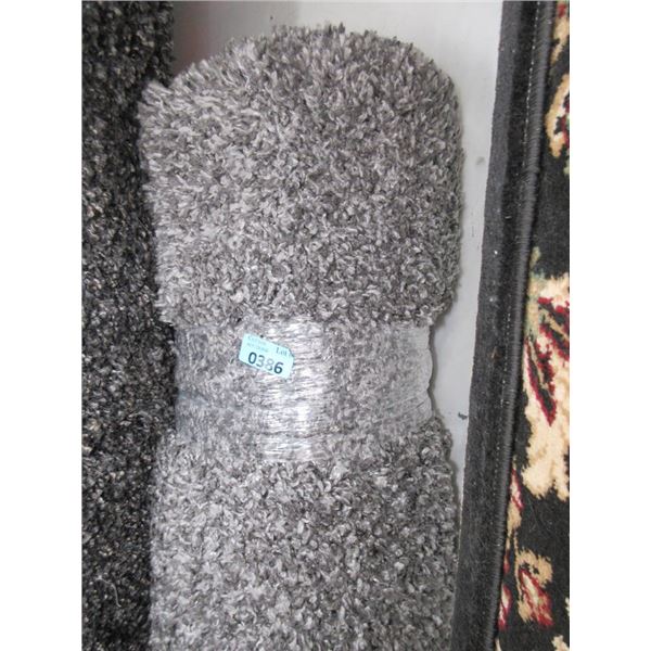 5' x 7' Grey Shag Area Carpet