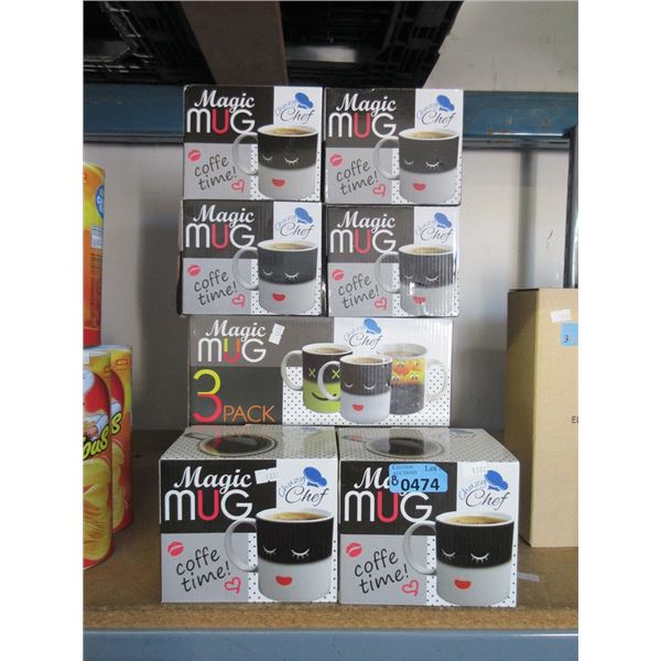 8 Boxes of New Magic Mug Coffee Cups