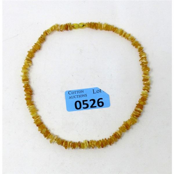 18" Butterscotch Baltic Amber Necklace