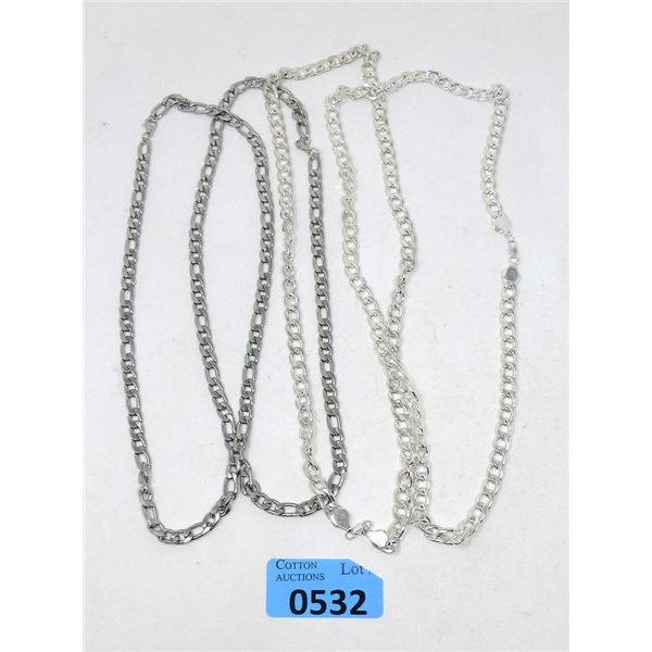 4 New Thick Curb Link Chains