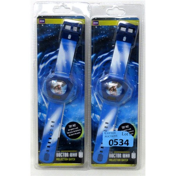 2 New Dr. Who Projection Watches