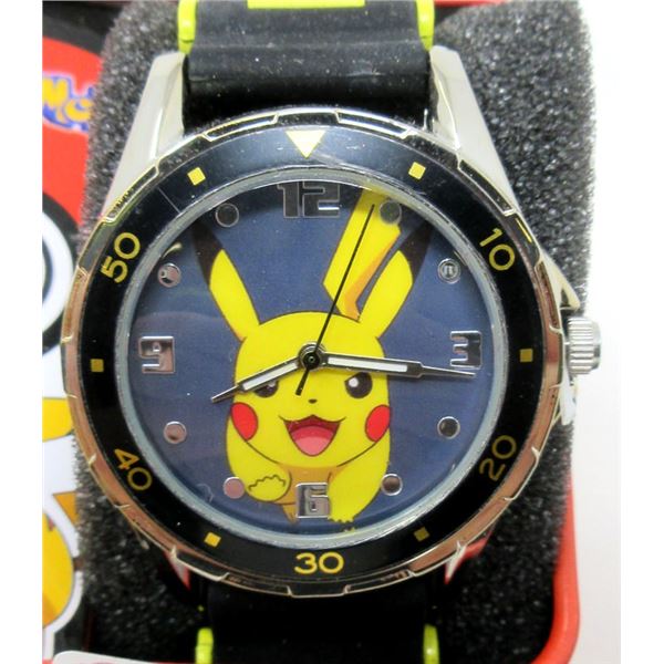 New Pokémon Analog Watch with Silicone Strap