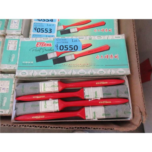 4 Dozen New 1/2" Utility Paintbrushes