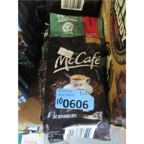 10 x 300g Bags of McCafé Whole Bean Coffee