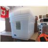 Image 1 : Case of 5 New 50 L Clear Storage Totes w/ Lids