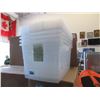 Image 1 : Case of 5 New 50 L Clear Storage Totes w/ Lids