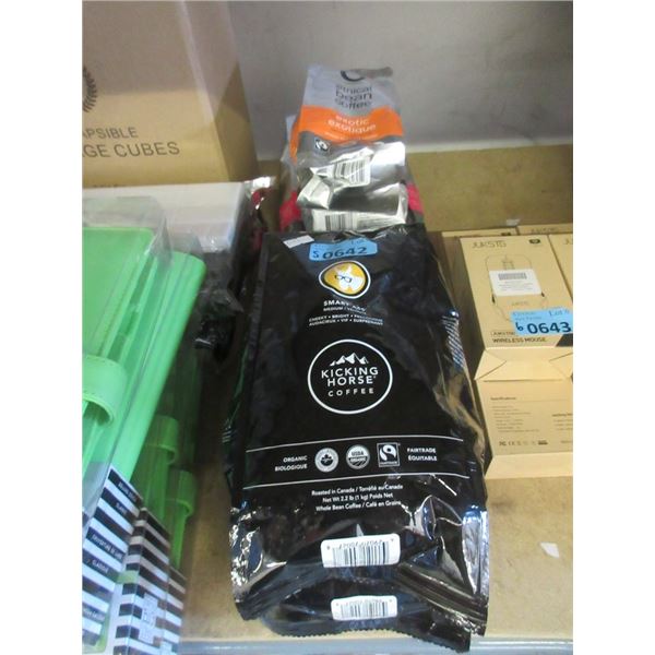 5 Assorted Bags of Whole Bean Coffee