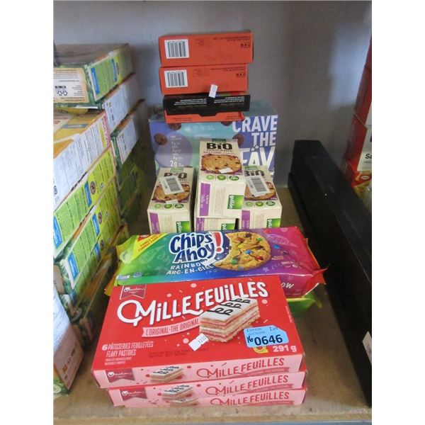 16 Boxes of Assorted Cookies & Snack Bars