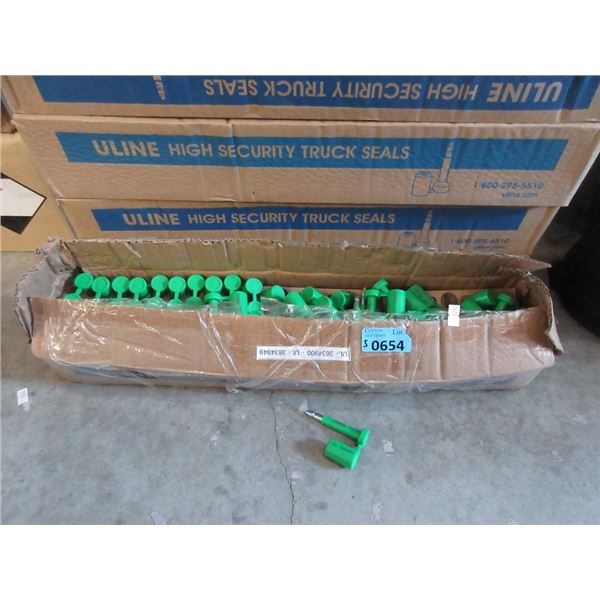 5 Boxes of 50 U-Line High Security Truck Seals
