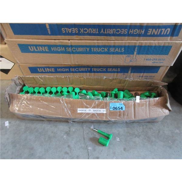5 Boxes of 50 U-Line High Security Truck Seals