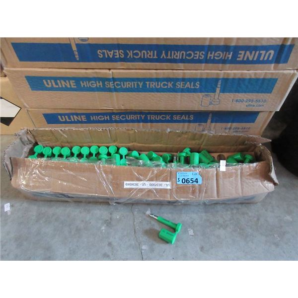 5 Boxes of 50 U-Line High Security Truck Seals