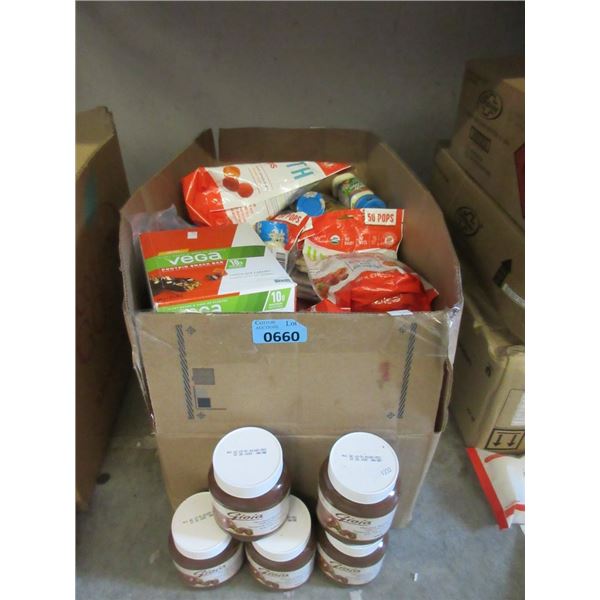 Box of Assorted Food Product