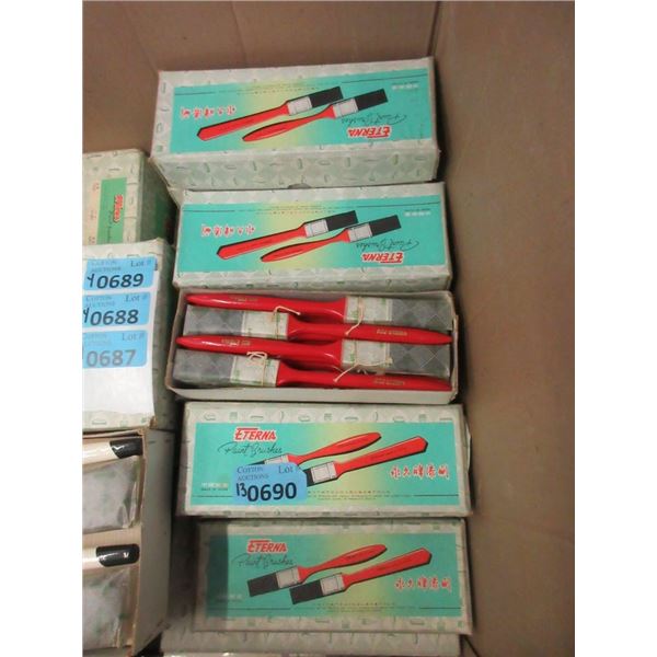 13 Dozen New 3/4" Utility Paintbrushes