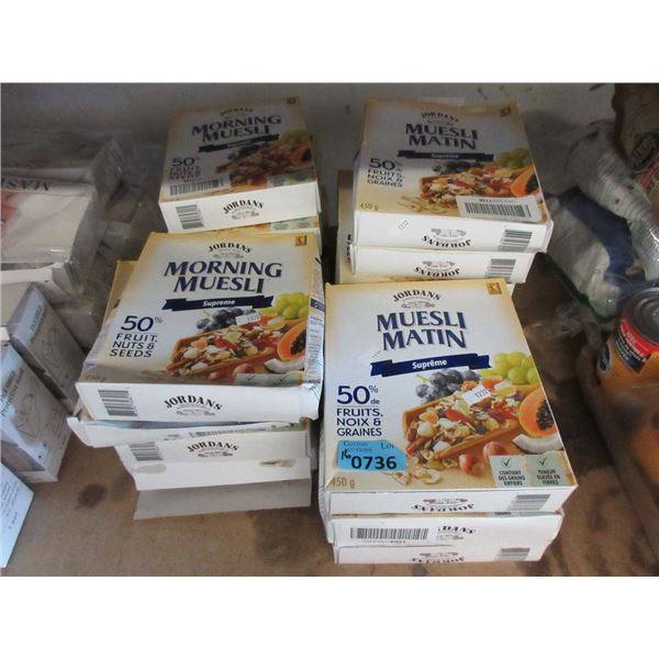 16 x 450 g Boxes of Jordans Muesli