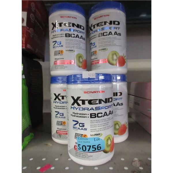 5 x 354g Xtend Hydra Sport Powder