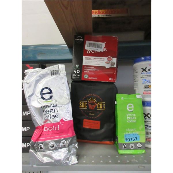 4 Assorted Packages of Coffee