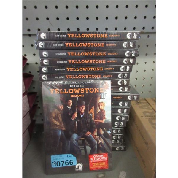 19 "Yellowstone Season 2" DVDs