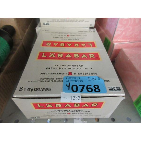 4 Boxes of Coconut Cream Lara Bars