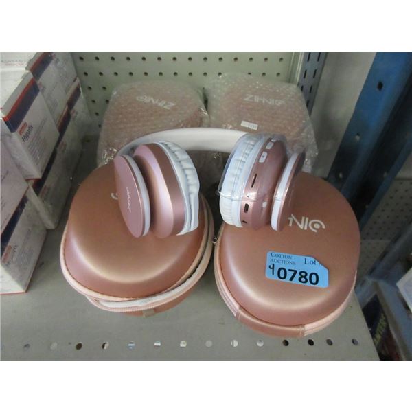 4 Zihnic Folding Headphones with Cases