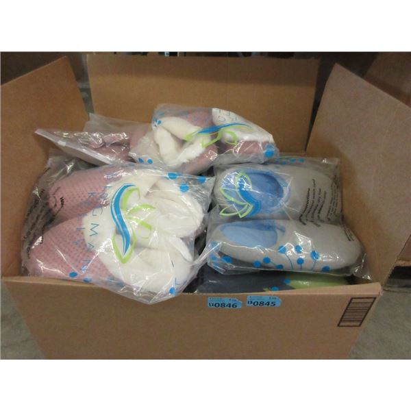 12 Assorted New Pairs of Slippers