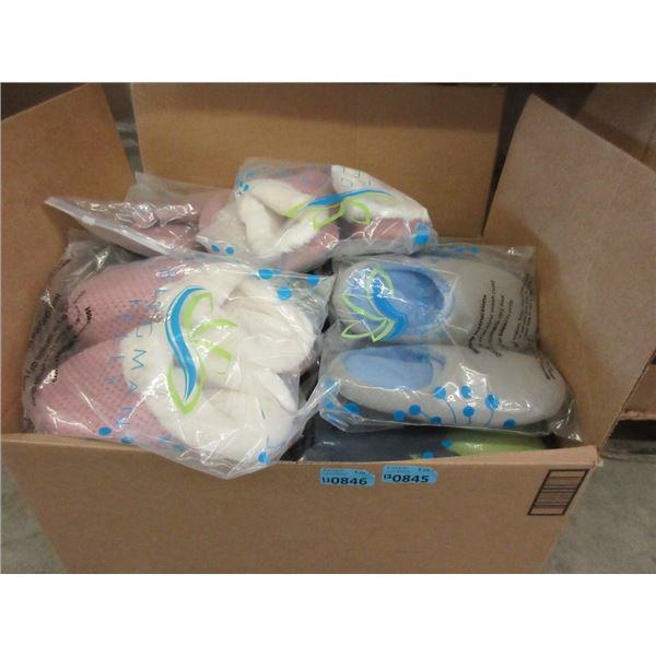 12 Assorted New Pairs of Slippers