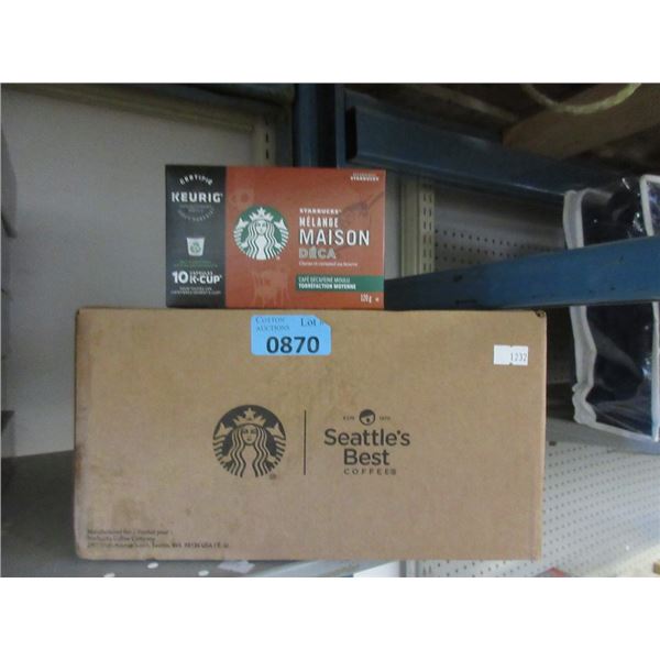 Case of Starbuck Decaffeinated K-Cup Coffee