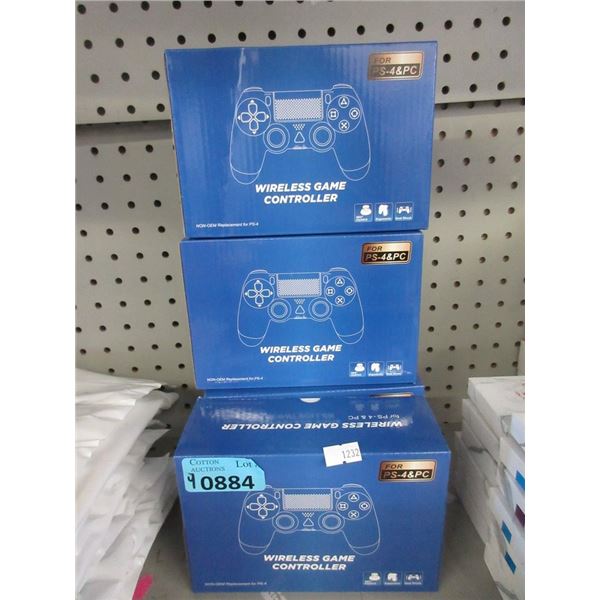 4 Wireless Game Controllers
