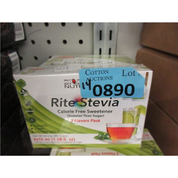 14 Boxes of Rite Stevia Calorie Free Sweetener