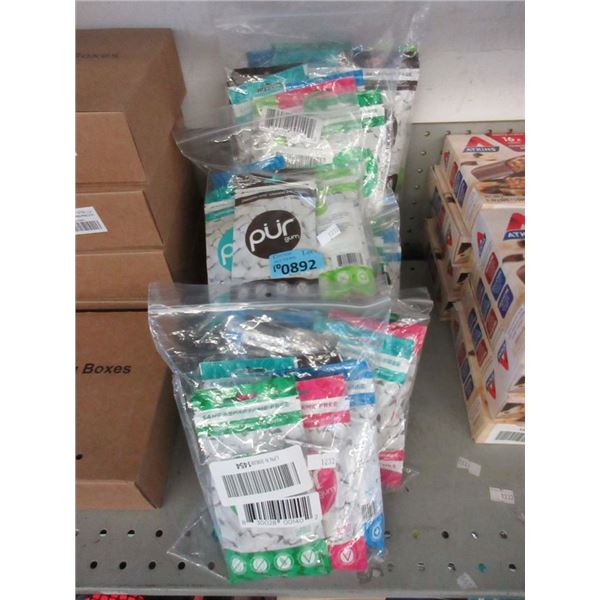 5 Packages of 6 Pur Sugar Free Gum