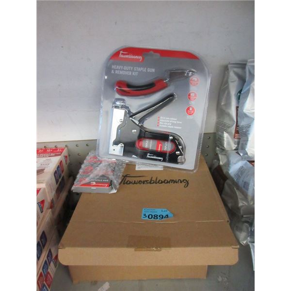 3 Heavy Duty Staple Gun & Remover Kits