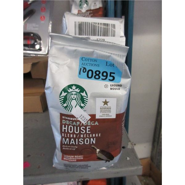 10 x 340 g Bags of Starbuck Decaf House Blend