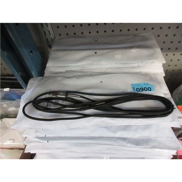 5 Twin Packs of Braided 10' iPad Charge Cables