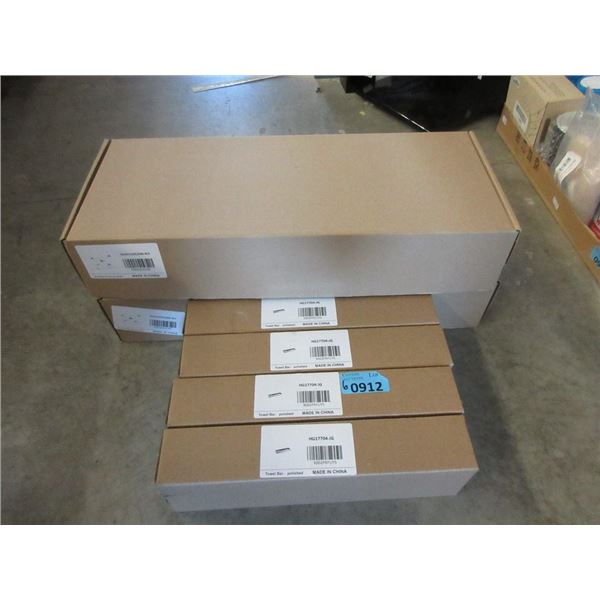 6 Piece Lot of Wall Mount Bathroom Accessories