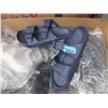 Image 1 : 12 New Pairs of Plastic Sandals with Buckles
