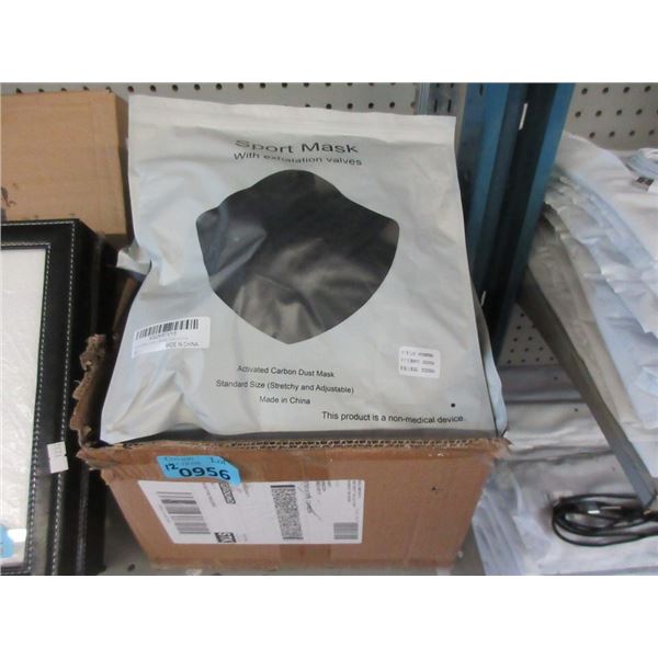 12 Sport Masks with Exhalation Valves