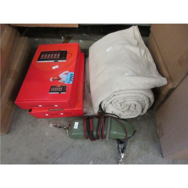 Roll of Sack Cloth, Linesman Phone & More